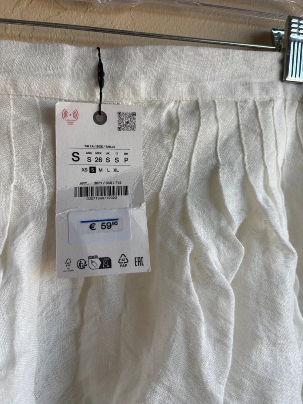Zara NWT Linen Pants